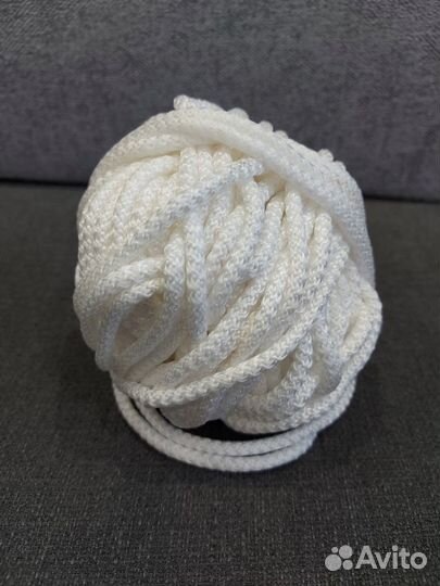 Шнур белый декоративный