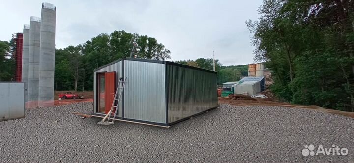 Аренда бытовки двухсекционной