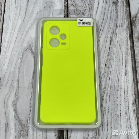 Чехол для Хiaomi Rеdmi Nоtе 12 Рrо 5G салатовый