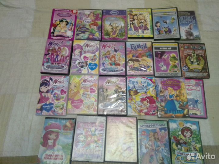 Журналы Винкс, феи, диски для девочек