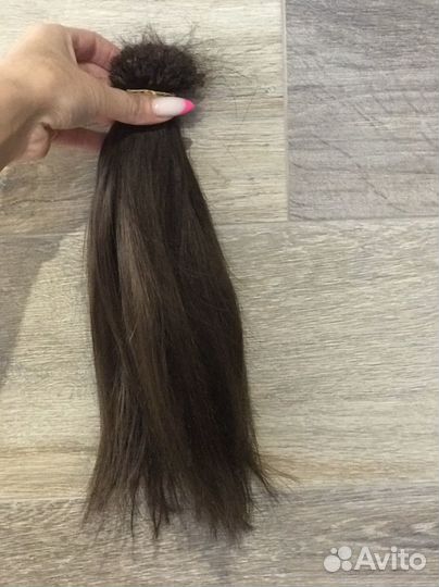 Волосы для наращивания. 33 см. 220прядей. Б/у