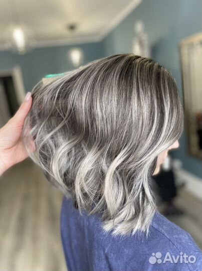 Окрашивание волос,стрижка