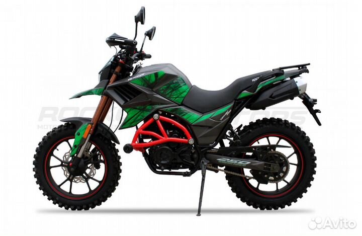 Мотоцикл турэндуро rockot hound 250 LUX зел птс