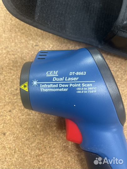 Пирометр с индикацией точки росы сем DT-8663