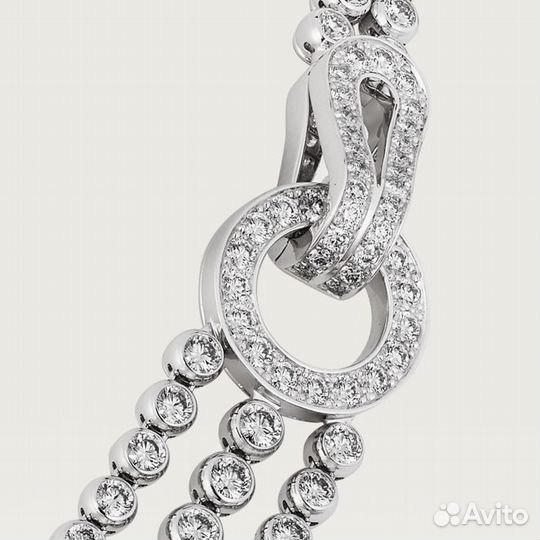 Юв. изделие Cartier Agrafe necklace N7424414 + подарок 1 год гарантии