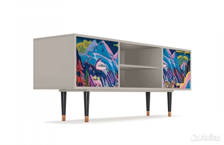 Тв-тумба T2 - Сатин - Davos Winter