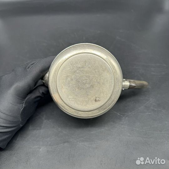 Чайник заварочный металлический СССР мнц мельхиор