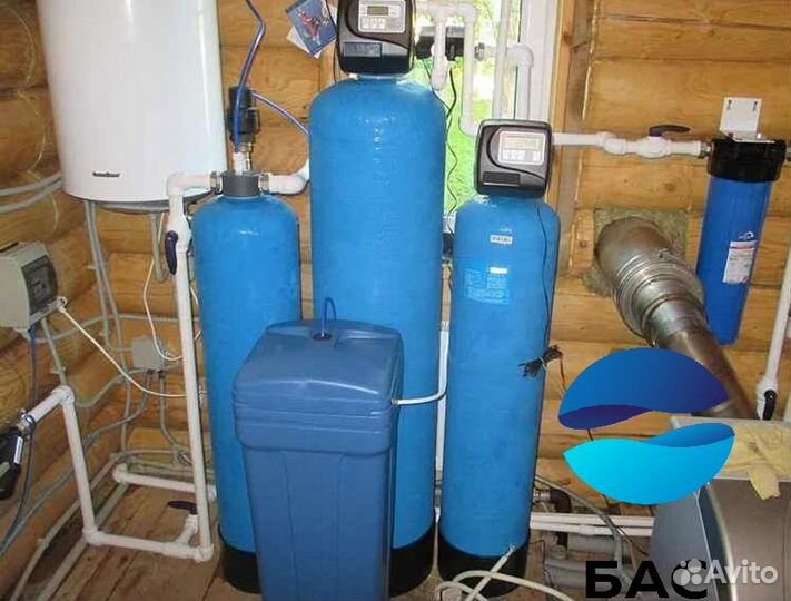 Водоочистка в коттедже, очистка воды из скважины/д