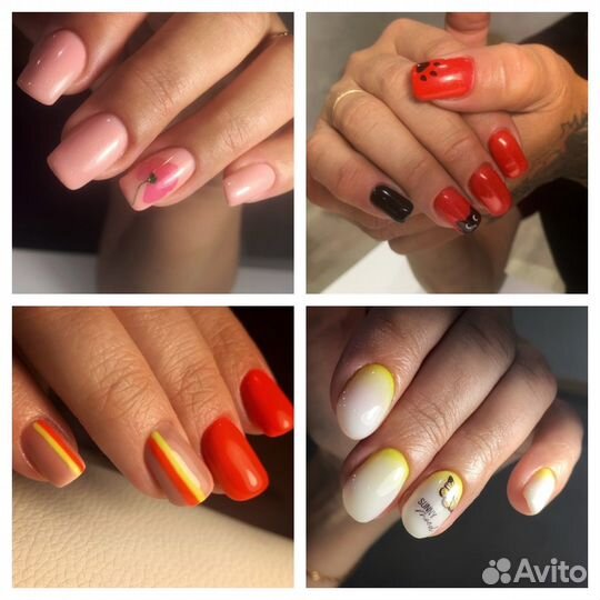 Маникюр, педикюр, наращивание ногтей