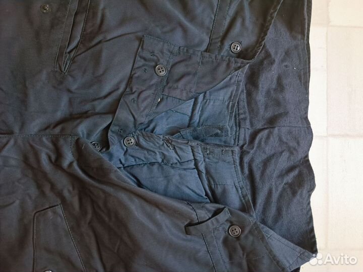 Костюм зимний технический танковый черный