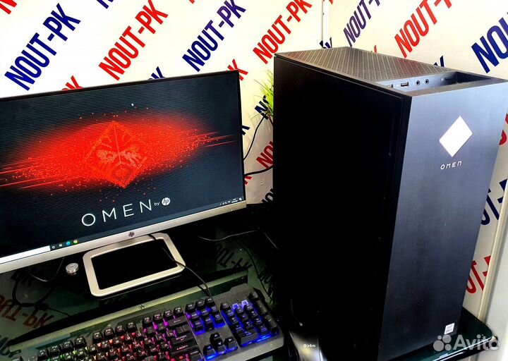 Игровой пк HP omen I5 10400F/RTX2060/24гб