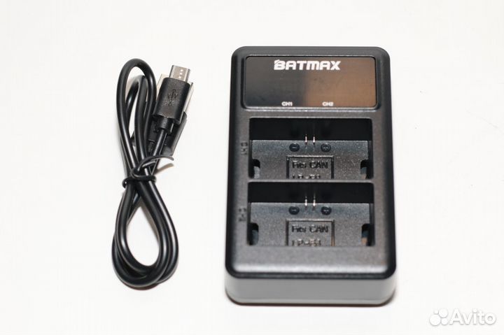 Зарядное устройство двойное для Canon LP-E6 USB