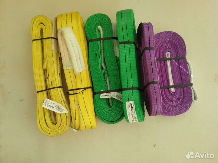 Текстильные стропы, чалки для лебедки