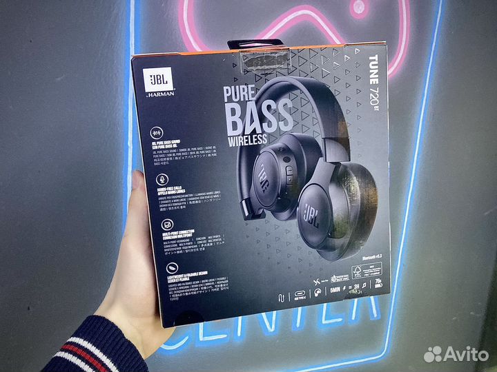 Беспроводные наушники jbl tune 720bt