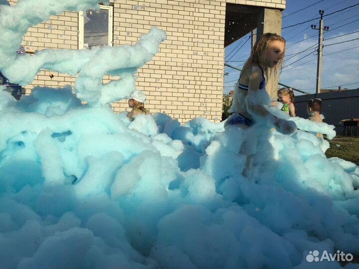 Цветная пенная вечеринка Пена-пати