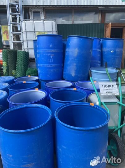Бочки пластиковые бу 227 литров