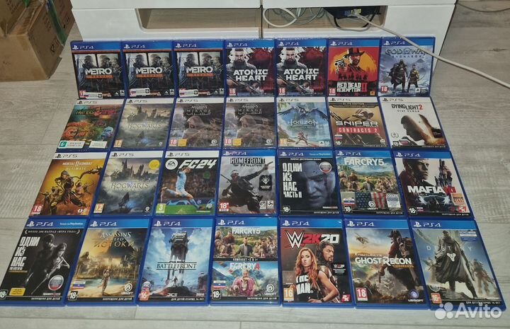 Ассортимент игр для PlayStation 4/5