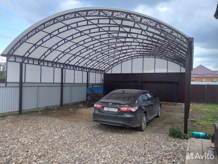 Заборы навесы кровельные работы