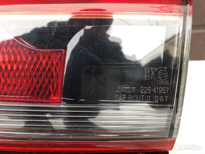 Фонарь в крышку правый Седан Мазда 6 GJ 12-18г