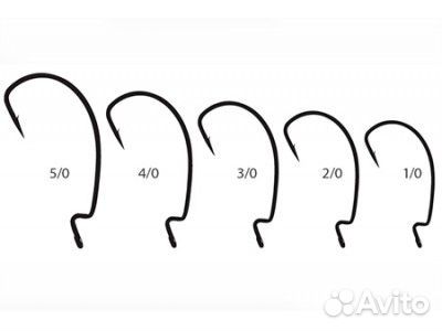 Офсетные крючки Saikyo 2317 5/0