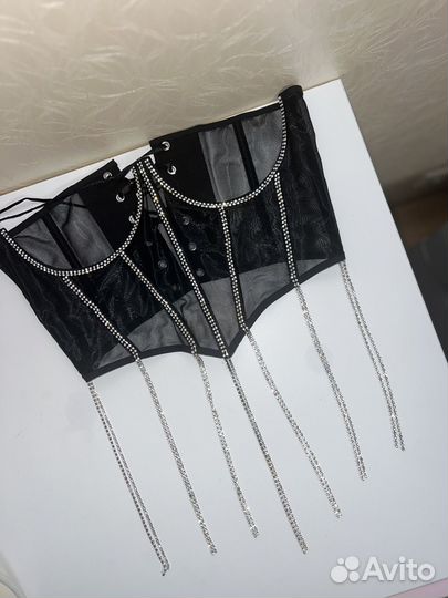 Корсет корсаж со стразами