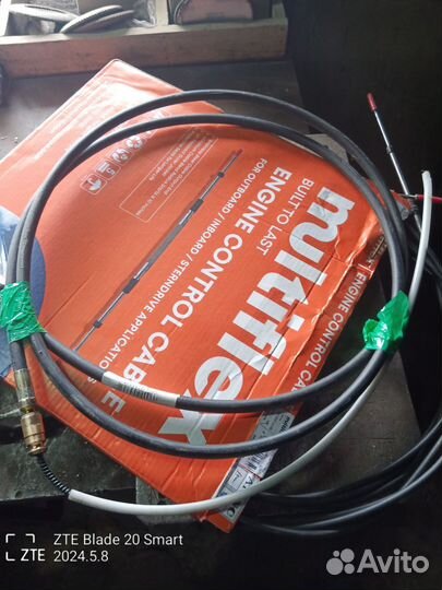 Трос рулевой машинки для лодки