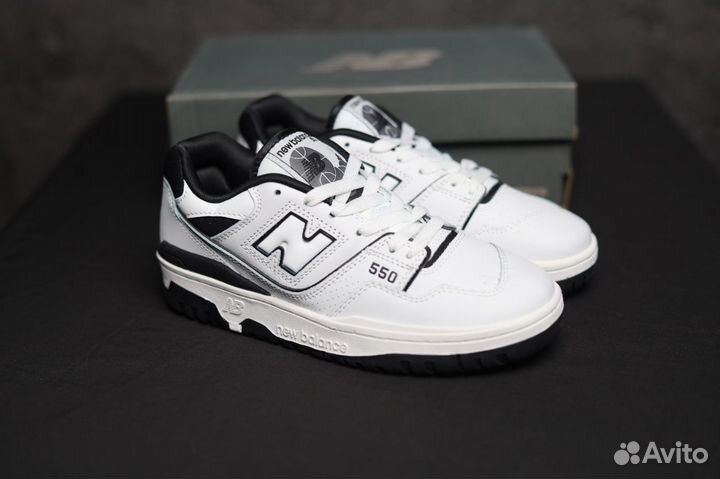 Кроссовки New Balance 550 white black