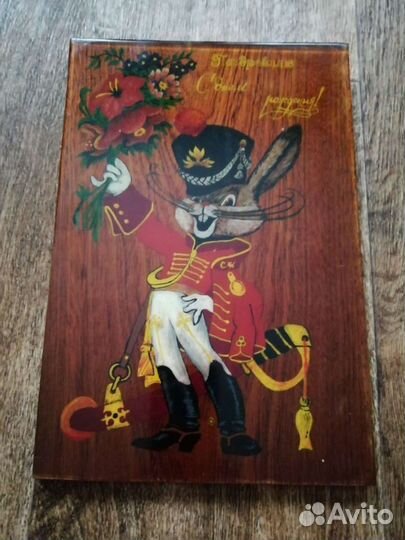 Картина рисованная на шпоне