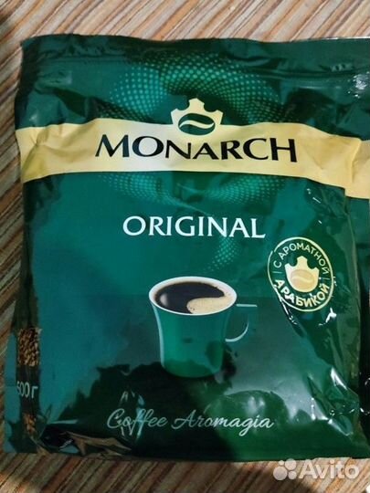 Кофе растворимый Jacobs Monarch 800г Оригинал