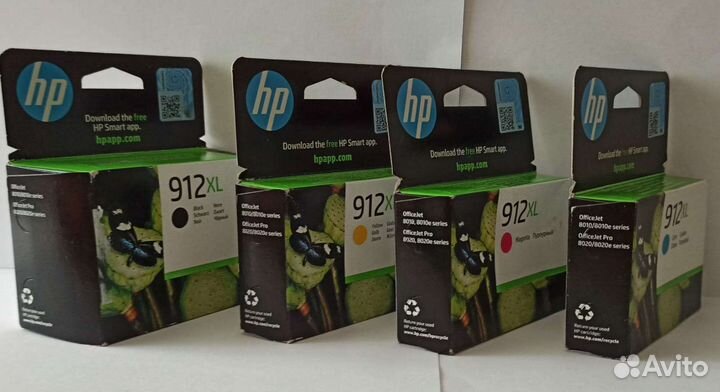 Картриджи струйные HP 912XL оригинальные