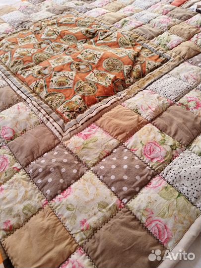 Лоскутное одеяло, покрывало 105*100см