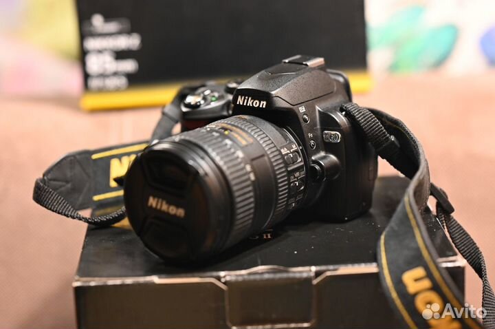 Фотоаппарат Nikon D60 + два объектива Nikkor