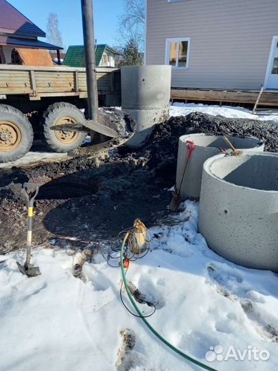 Колодец Септик Бурение машиной