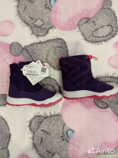 Сапожки детские тёплые