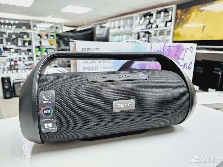 Мощная портативная колонка 50Вт