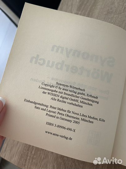 Synonym Worterbuch