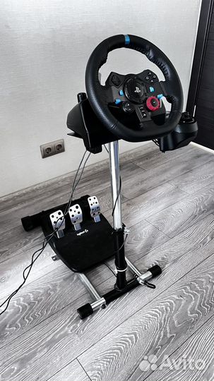 Logitech G29 + кпп + Стойка