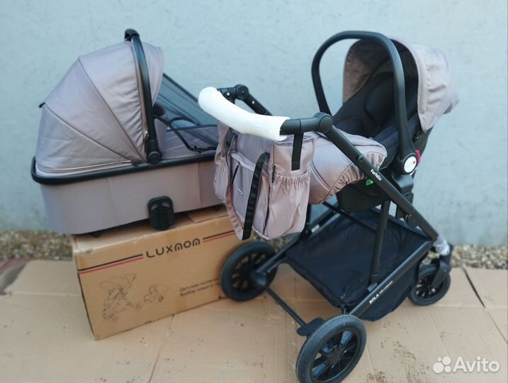 Коляска 3 в 1 для новорожденных/ новые