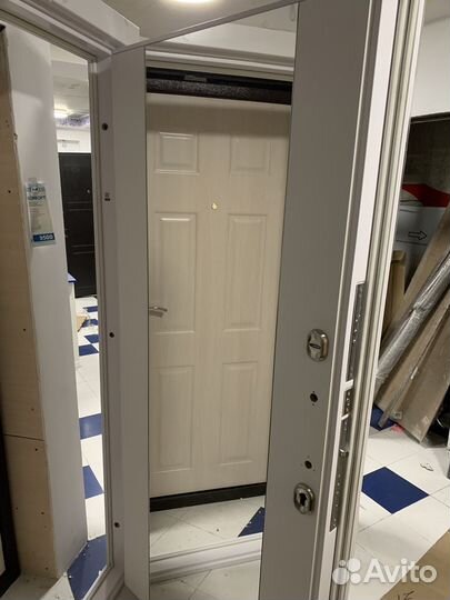 Дверь входная 47 дк Премьер7 960х2050Софт/бел.снег