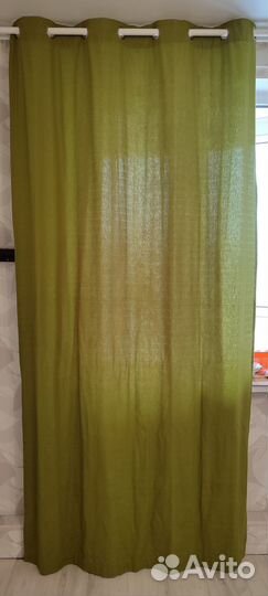 Шторы IKEA, лён