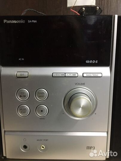 Музыкальный центр panasonic sa pm 4