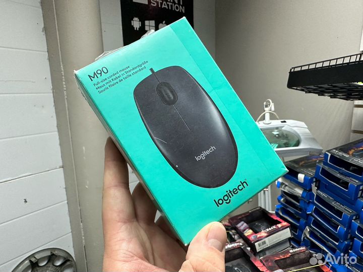 Мышь компьютерная Logitech M90 проводная