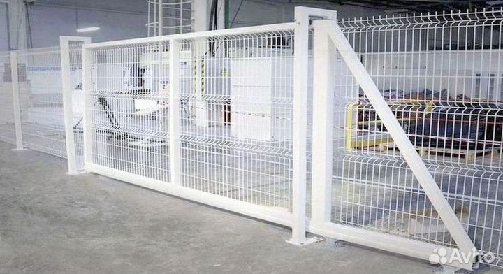 Откатные ворота с монтажом и фундаментом под ключ