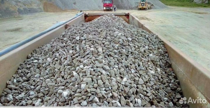 Щебень гравийный, все фракции