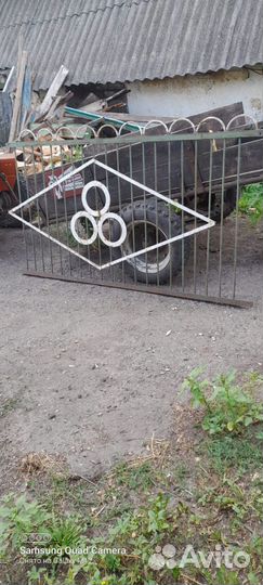Забор металлический