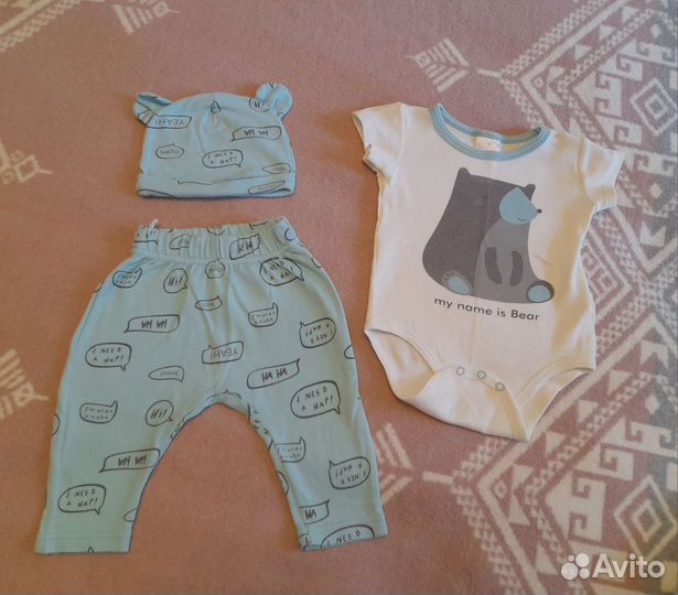 Детские вещи 6-9 и 9-12 мес (можно на девочку)