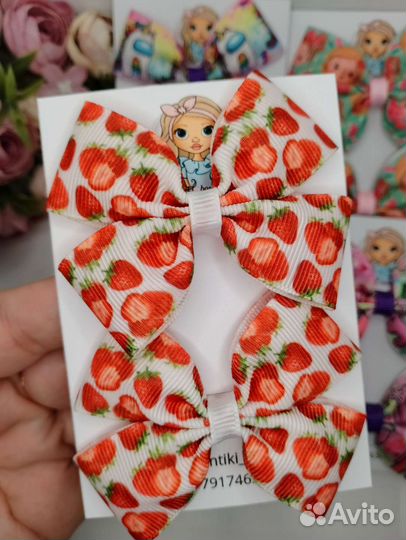 Бантики для девочек ручной работы