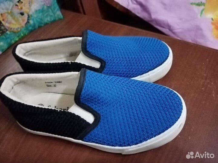 Слипоны 30 для мальчика