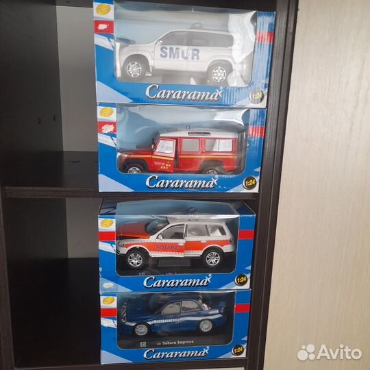 Модель 1/24 Subaru impreza cararama
