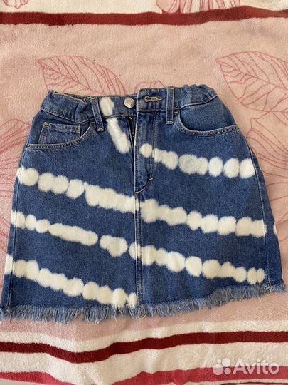 Джинсовая юбка hm 140